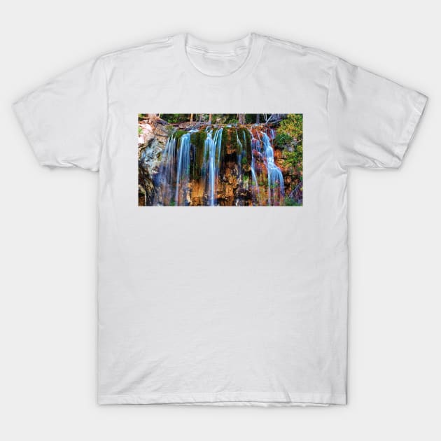 Hanging Lake Falls T-Shirt by briankphoto